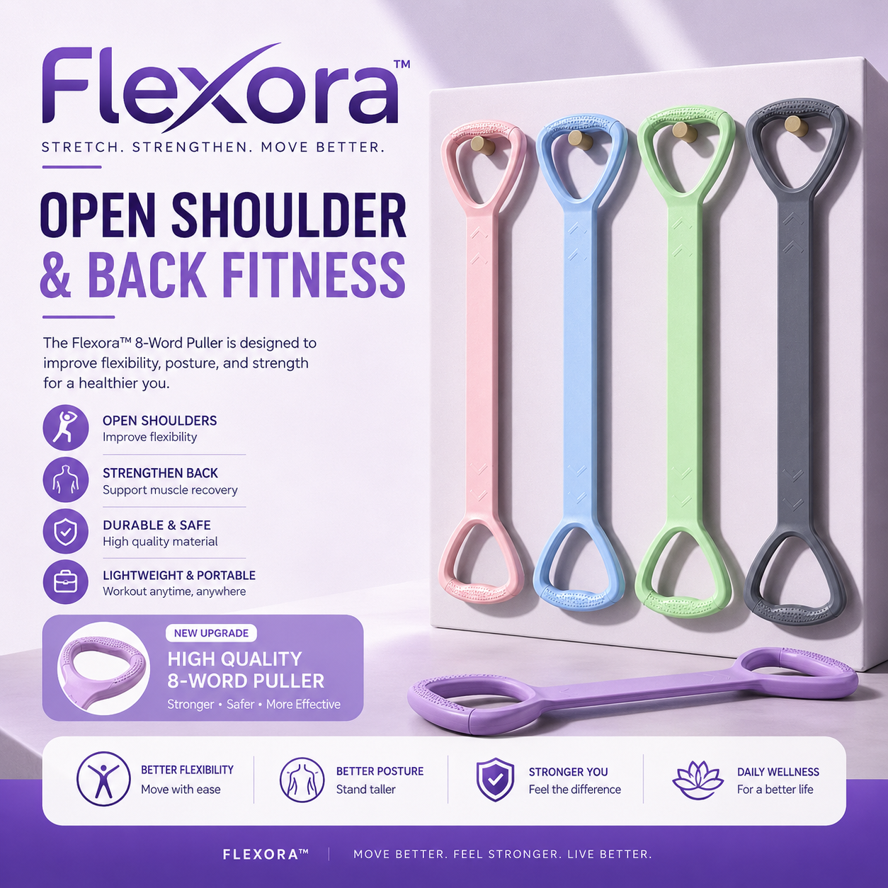 Flexora™ Stretch Board – Full-Body Flexibility & Resistance Trainer