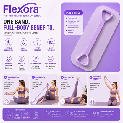 Flexora™ Stretch Board – Full-Body Flexibility & Resistance Trainer